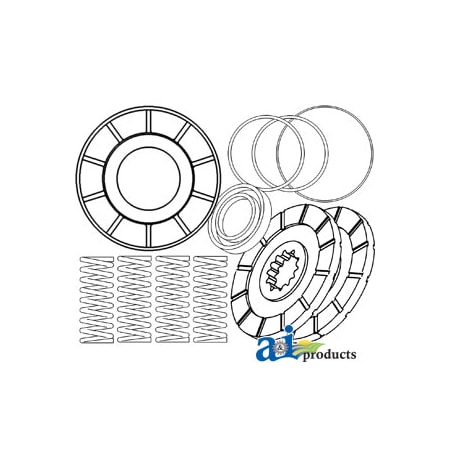 A & I Products Brake Kit 9.8" x2.6" x8.9" A-384166KIT